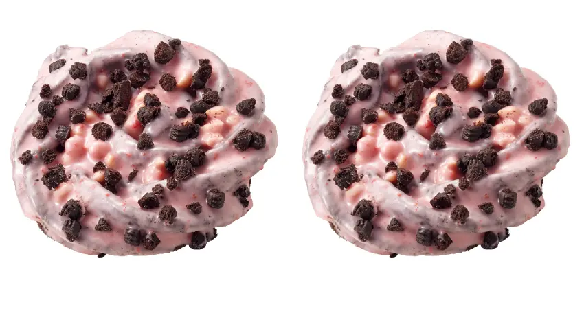 ▲使用北海道牛乳製作酥脆餅乾甜甜圈，香甜可口。