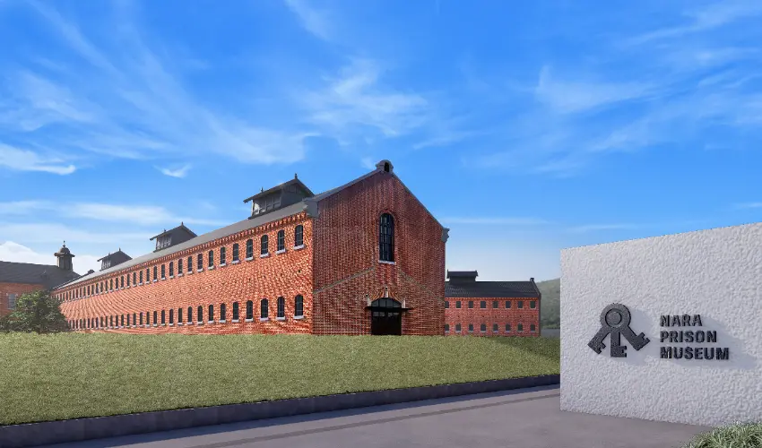 ▲奈良監獄是明治時期在奈良、長崎、金澤、千葉、鹿兒島五地興建的「五大監獄」中，唯一留存至今的珍貴歷史建築。