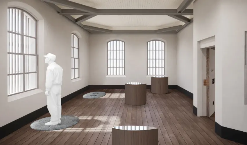 ▲博物館內部主要分「保存區」和「展示區」兩大區域。