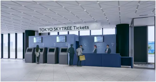 排隊換票是過去式了，2026年4月起，東京晴空塔手機掃描電子票券就能直接入場，還新增43公尺超長投影秀。