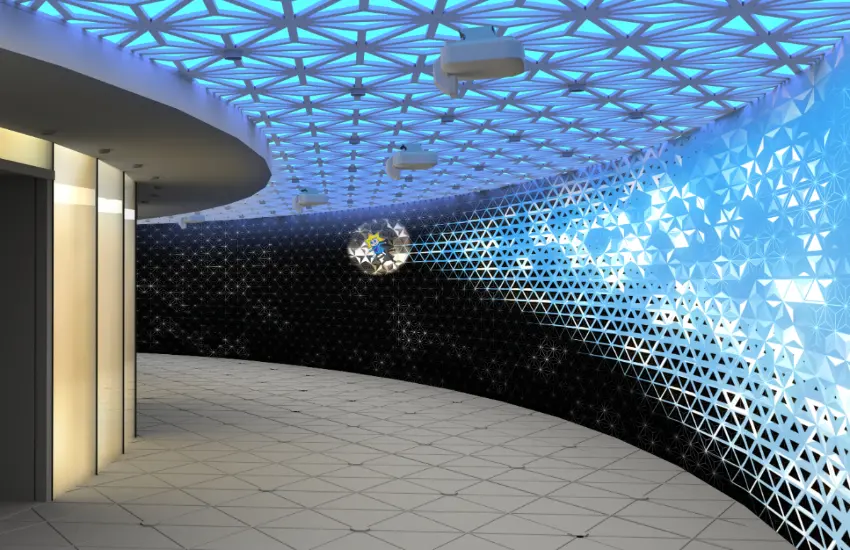 ▲東京晴空塔4樓電梯的牆面將設置大型投影秀。