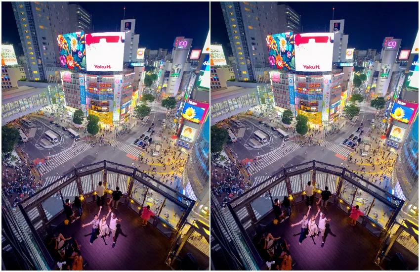 ▲將手機連接到設置在頭頂上方的天空攝影機，就能輕鬆拍出彷彿無人機空拍般的動態自拍照。