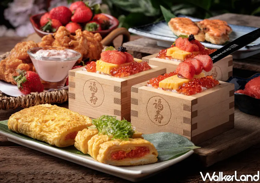 ▲明太子控必吃，職人火侯呈現厚切明太子玉子燒，與爆漿感十足的明太子鮭魚卵盛合。