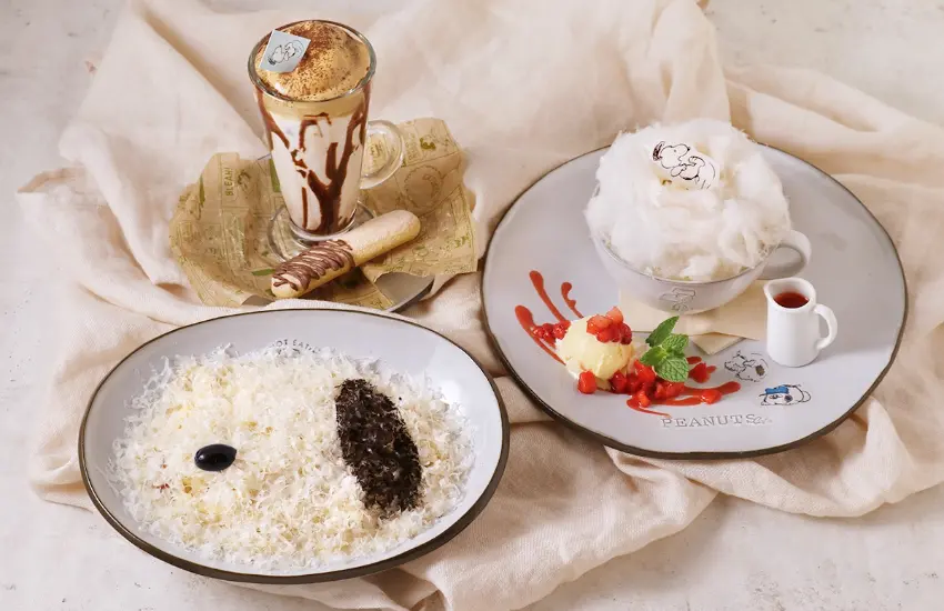 ▲花生咖啡廳也配合企劃推出特色餐點。