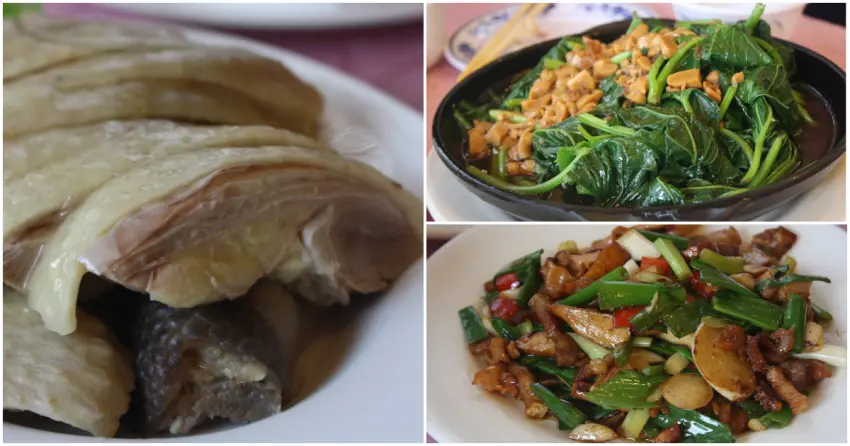 ▲「福站客家小吃」以道地客家料理聞名，無論是客家小炒、油雞或時蔬料理，樸實的家常風味一試便難忘。