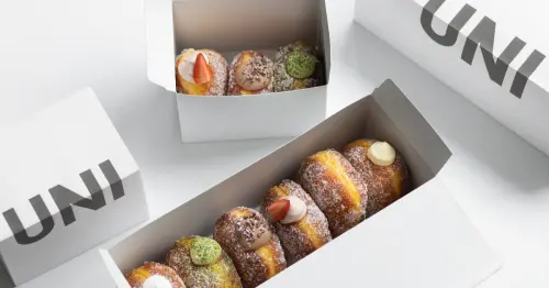 東京必吃甜甜圈加一！UNI DONUTS 生甜甜圈專賣店新開幕，6種口味價格一次看。