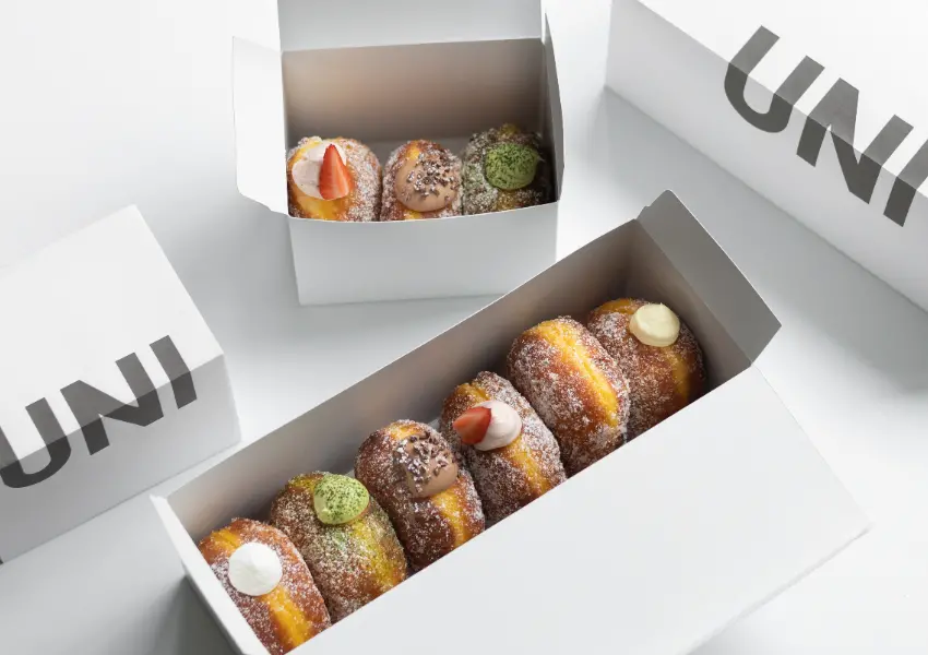 ▲東京必吃甜甜圈加一！UNI DONUTS 生甜甜圈專賣店新開幕，6種口味價格一次看。