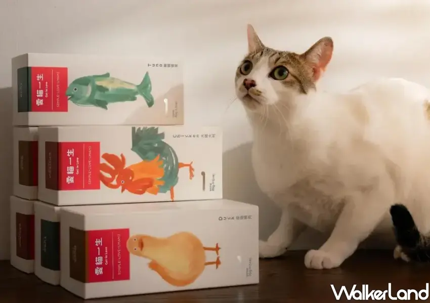 ▲可愛的插畫設計結合人類等級食安標準，讓主子吃得安心。