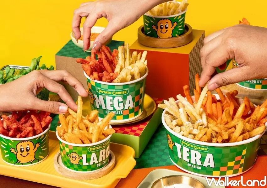 ▲Global Mall於B1打造togo美食區，引進Potato Corner與HABIBI方便外帶。