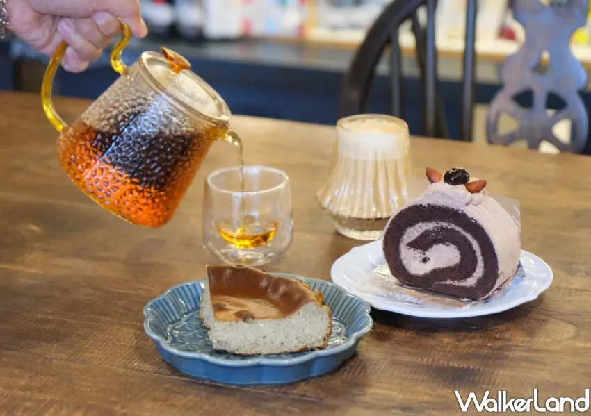 ▲品嚐現泡茶、咖啡與暖心下午茶，同時還能支持台北市定歷史建築的修復與永續經營。(攝影：鄭雅之)