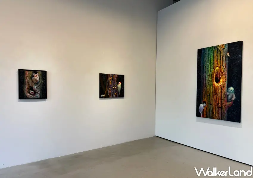 ▲台北大直展覽免費入場!以轉瞬即逝的記憶痕跡為核心,即日起展出至4月25日。(攝影:鄭亦庭)