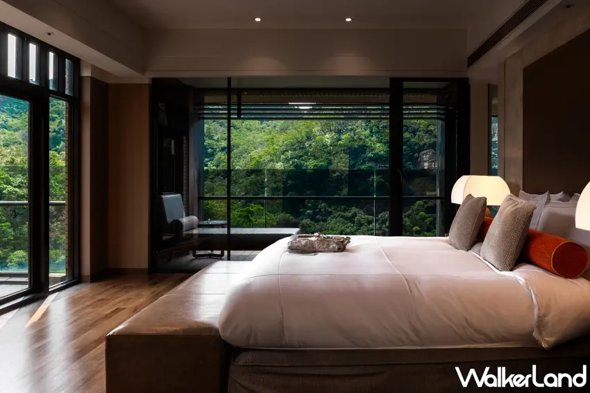 ▲北投麗禧擁有66間寬敞舒適客房,每房均超過15坪,讓房客盡享放鬆自在的假期。圖3/北投麗禧溫泉酒店提供;窩客島編輯整理