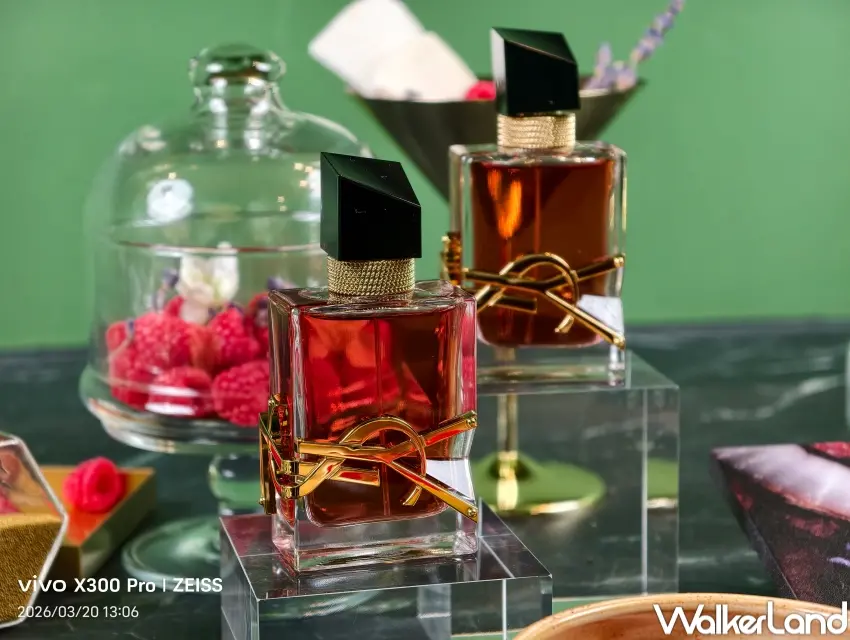 ▲嵩 sung 活動期間用餐可獲得 YSL Beauty 香氛兌換券。（攝影：張人尹）