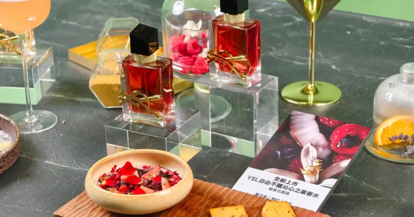 香水主題菜單！嵩Sung聯名YSL Beauty自由不羈香氛，香水主題天婦羅 雞尾酒網美必喝。