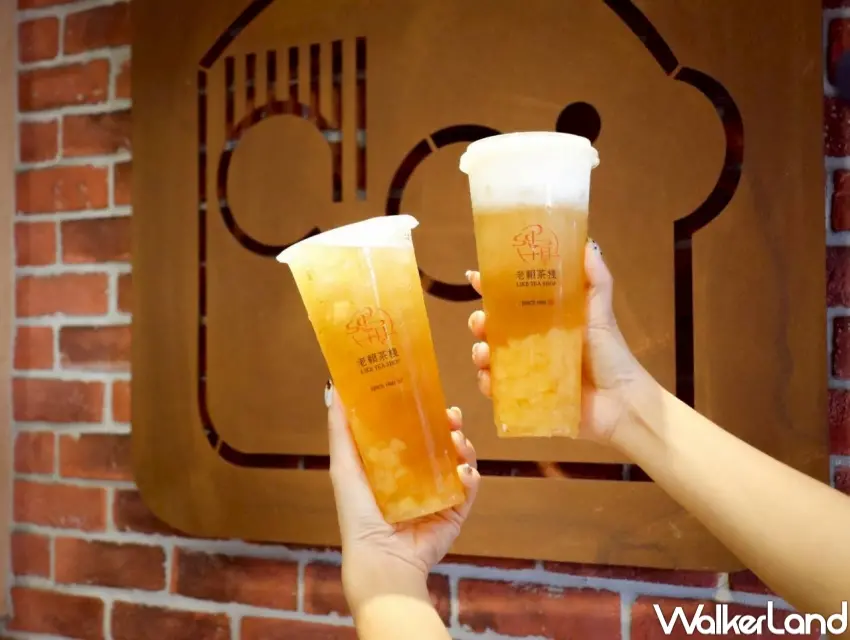 ▲老賴茶棧蘋果青凍飲加入蘋果凍與果粒，提升咀嚼口感，讓粉絲在喝飲料同時也能享受多層次口感變化。