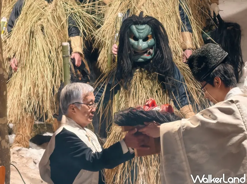 ▲「生剝鬼柴燈祭」為秋田男鹿半島代表性冬季祭典。（攝影：楊婷雅）