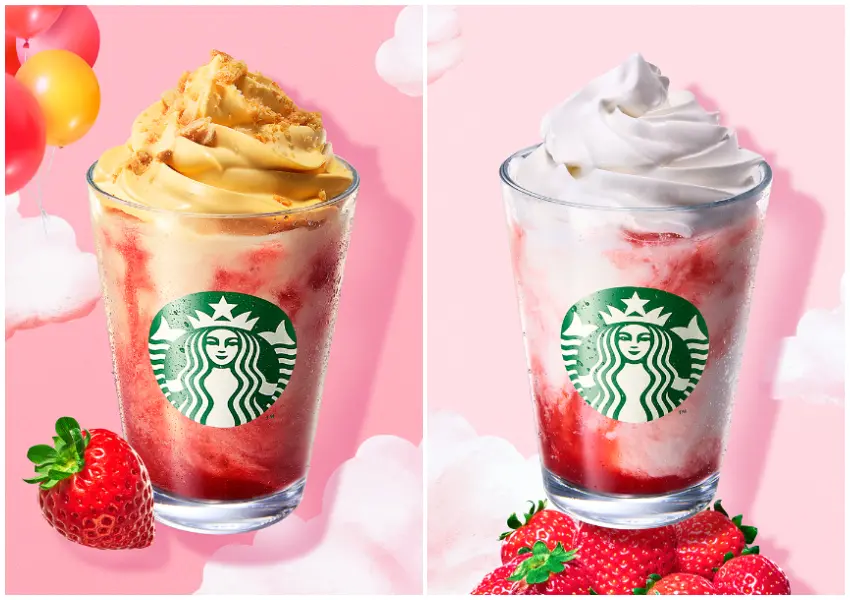 ▲日本星巴克草莓泡芙