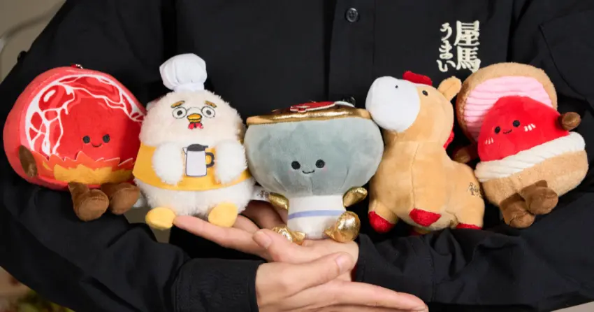 屋馬燒肉盲盒超萌！雞湯、烤網變擬人化玩偶，5款屋馬盲盒免費送。