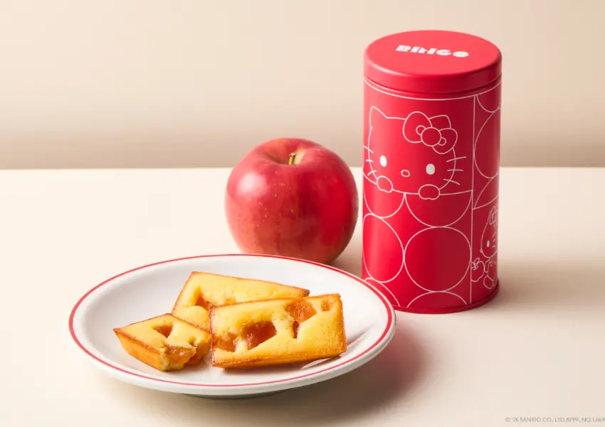 ▲RINGO日本門市4月起開賣Hello Kitty聯名甜點，數量有限（RINGO 提供）