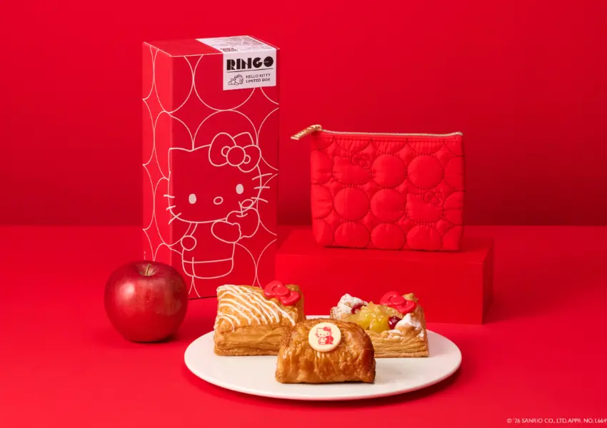 ▲RINGO 10週年聯名企劃推出Hello Kitty限定禮盒，主打收藏價值（RINGO 提供）