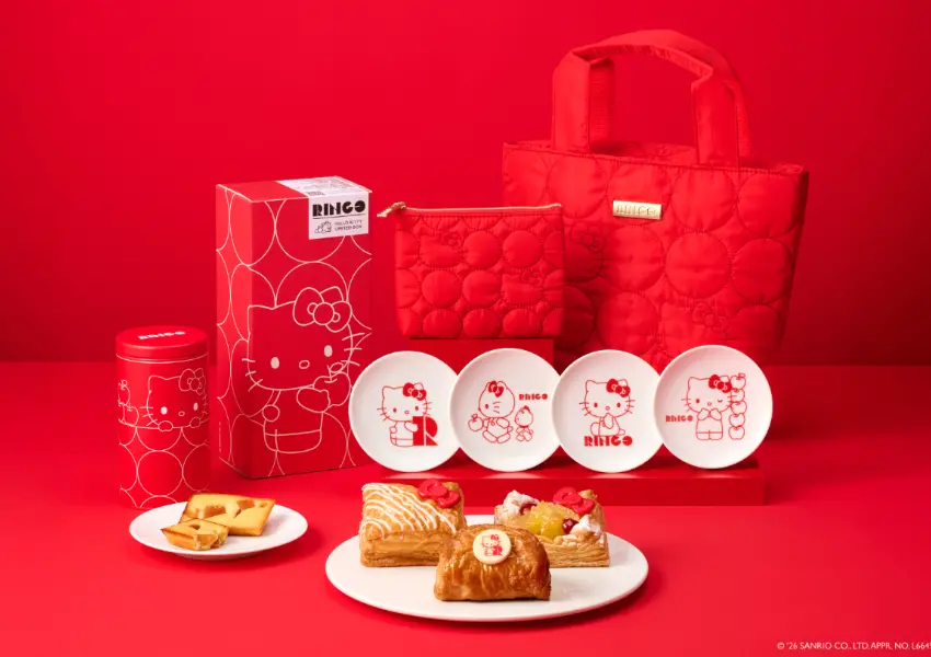 ▲RINGO × Hello Kitty聯名視覺主打大人系可愛風格，成為日本甜點話題焦點（RINGO 提供）