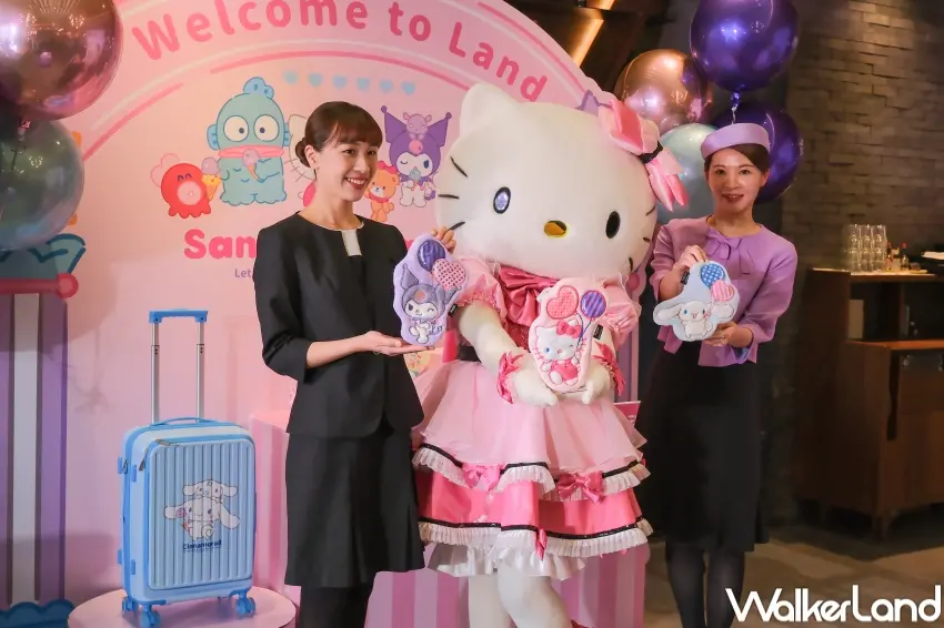 ▲DREAM PLAZA同步推出Hello Kitty與大耳狗喜拿等角色周邊，粉絲可一次入手多款生活小物。（攝影：張人尹）