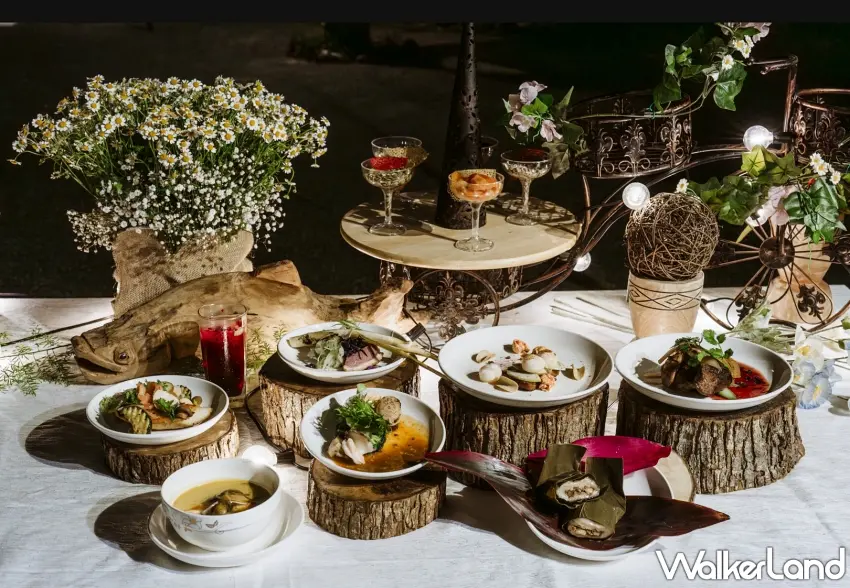 ▲主廚葉志龍與戴順亮雙團隊合作，聯手打造2026「心流｜風土特色料理」。圖／花蓮理想大地渡假飯店提供；窩客島整理