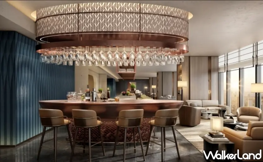 ▲台北洲際酒店優雅的酒廊區，大面的落地窗引入充沛採光，搭配舒適的沙發與綠意植栽。圖／台北洲際酒店官網提供；窩客島整理