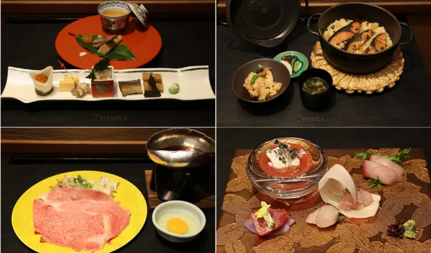 ▲在這裡可以品嚐嚴選房總海鮮與山珍、將食材美味發揮到極致的精緻料理。