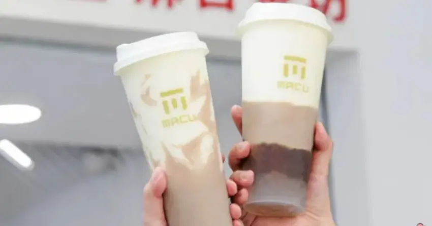 麻古茶坊買一送一！7天芋泥波波鮮奶買一送一，櫻花旋轉杯免費升級。