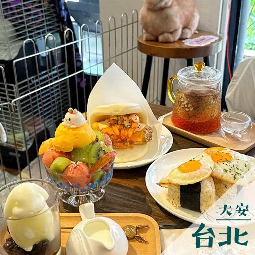 ▲台北市大安區兔Dreams兔子餐廳