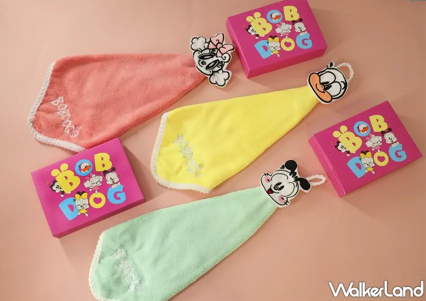 ▲長榮桂冠酒店(台中)推出「萌趣入住」住房專案，6月30日前平日入住即可獲贈多巴胺色系「巴布豆擦手巾」 。圖／長榮桂冠酒店(台中)提供；窩客島編輯李維唐整理