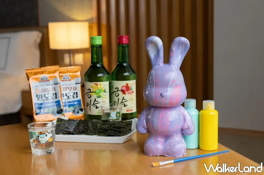 ▲搶攻親子商機，長榮鳳凰酒店四人入住套房萬元有找，入住即贈流體兔手作課程、韓國清露燒酒組合及免費入席鳳凰飴號行政酒廊多項優惠 。圖／長榮鳳凰酒店(礁溪)提供；窩客島編輯李維唐整理