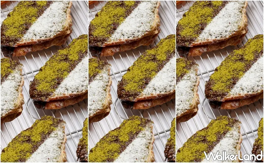 ▲入住「晶華童樂假期」送「Teddy Beurre House杜拜巧克力可頌組」。法式酥香與開心果內餡,療癒享受。圖/台北晶華提供;窩客島編輯李維唐整理