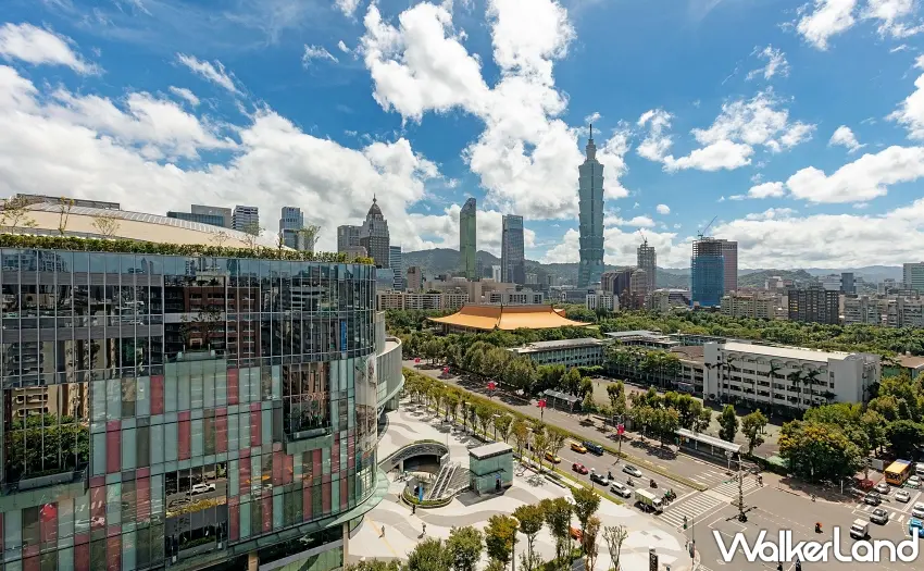 ▲台北大巨蛋商圈囊括商務生活機能，位居第一排的國聯大飯店坐擁核心地利且鬧中取靜，距離捷運國父紀念館步行 1 分鐘內即可抵達。 圖／國聯大飯店提供；窩客島整理