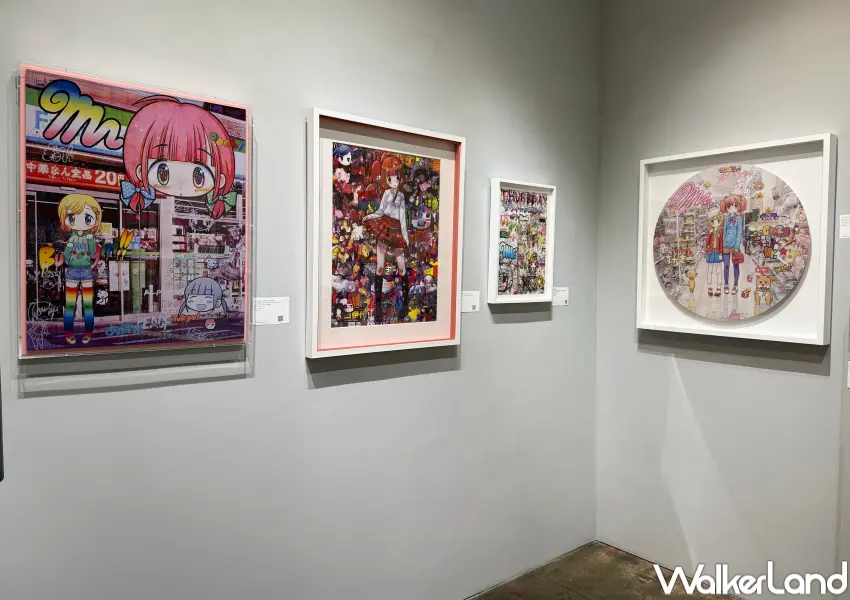 ▲華山展覽展出日本藝術家Mr.版畫、雕塑作品,讓你不用跑高雄,在華山免費觀賞。(攝影:鄭亦庭)
