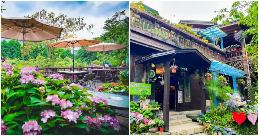 ▲「碧絡角花園」園內栽種超過百株櫻花，並搭配各式花卉景觀，一年四季皆有不同花況與景色變化，相當迷人。