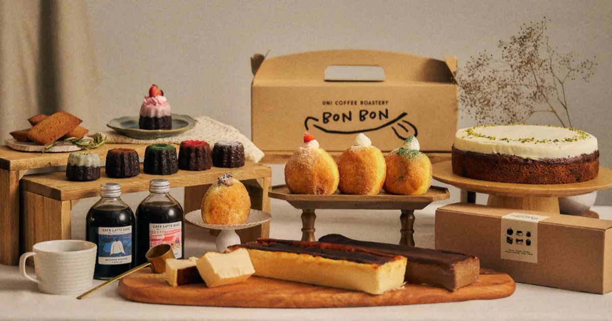 橫濱人氣咖啡廳推出甜點外帶專賣店「UNI COFFEE ROASTERY BON BON」，米粉司康3月19日BASEGATE橫濱關內登場。