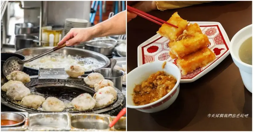 ▲彰化在地小吃同樣不能錯過!排隊名店肉圓與金黃酥香的蘿蔔糕,都是在地人從小吃到大的經典滋味。