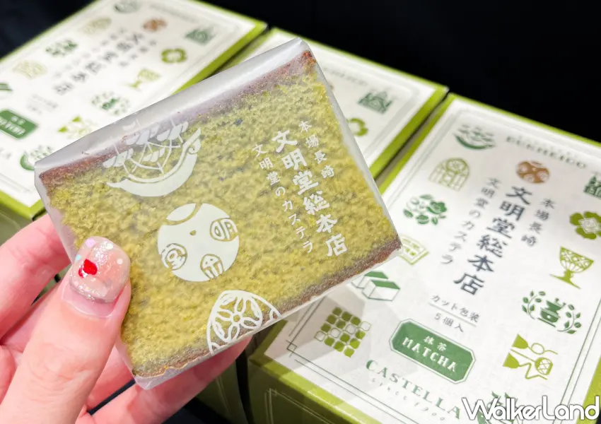 ▲職人手作抹茶長崎蛋糕，小包裝切片設計讓人隨時享受日本道地美味。