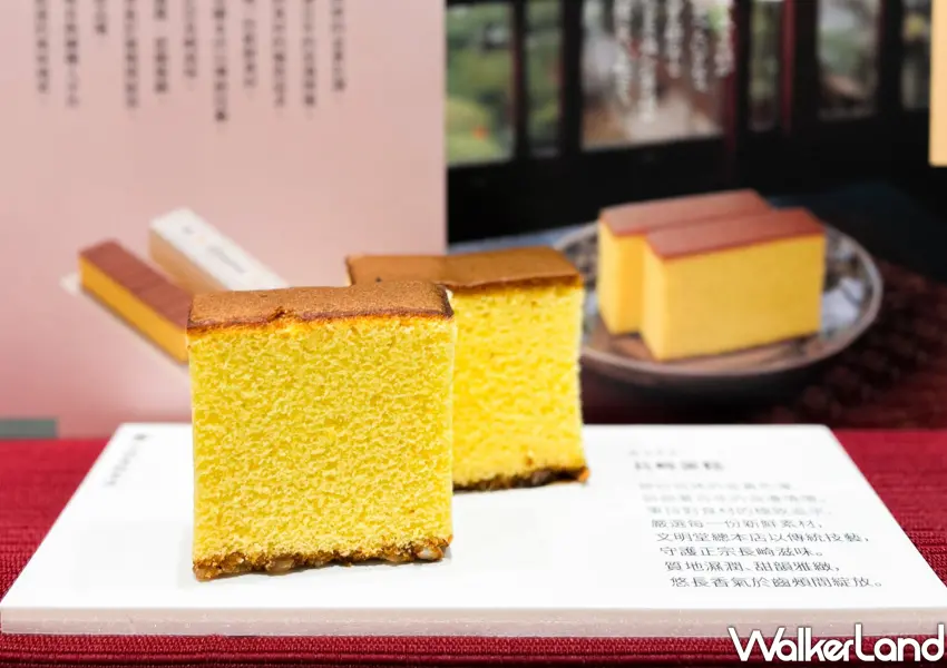 ▲傳承百年工藝，濕潤蛋糕體與蛋香是「文明堂總本店」長崎蛋糕的美味靈魂。
