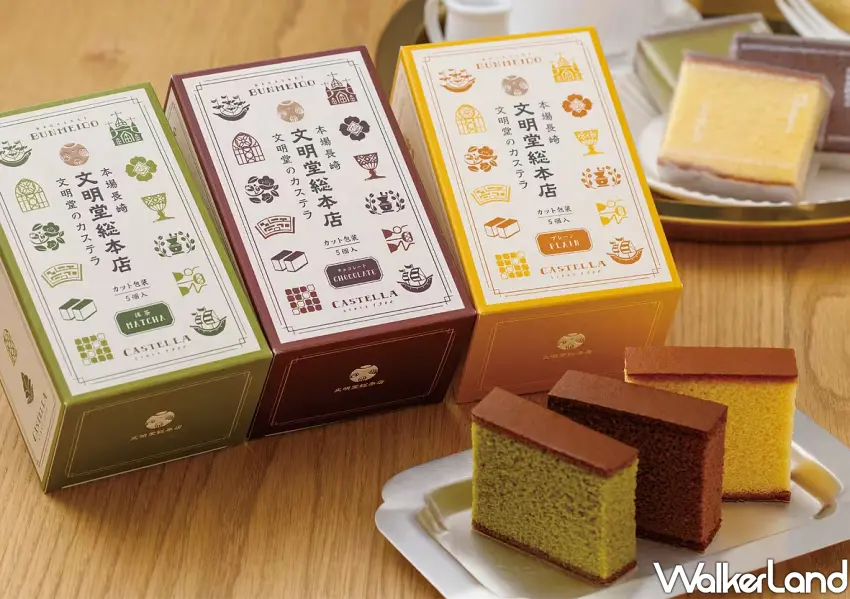 ▲台北SOGO日本展必買清單，文明堂長崎蛋糕明星口味一次開箱。