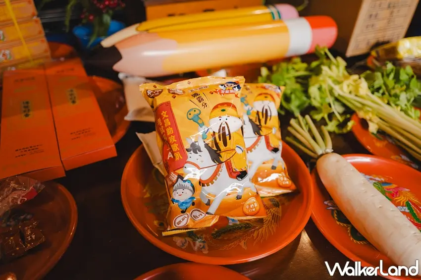 ▲闖關成功就有機會獲得宜蘭限定「文昌乖乖歐趴餅」，還可至一旁的傳藝文昌祠祈願加持。圖／全聯善美的文化藝術基金會提供；窩客島整理