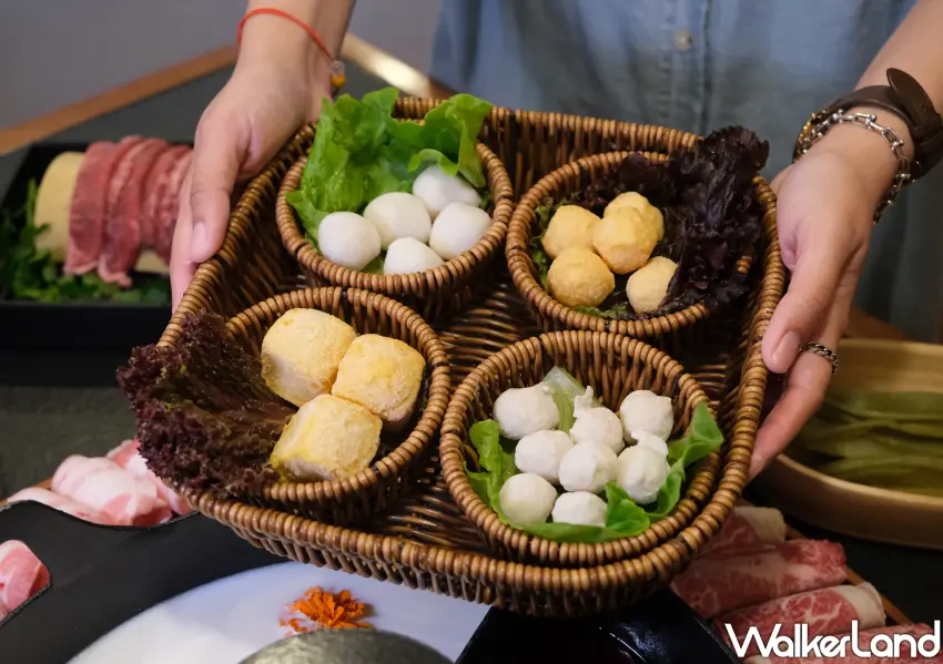 ▲精選丸類拼盤包含起司牛肉丸等多樣選擇。(攝影：鄭雅之)