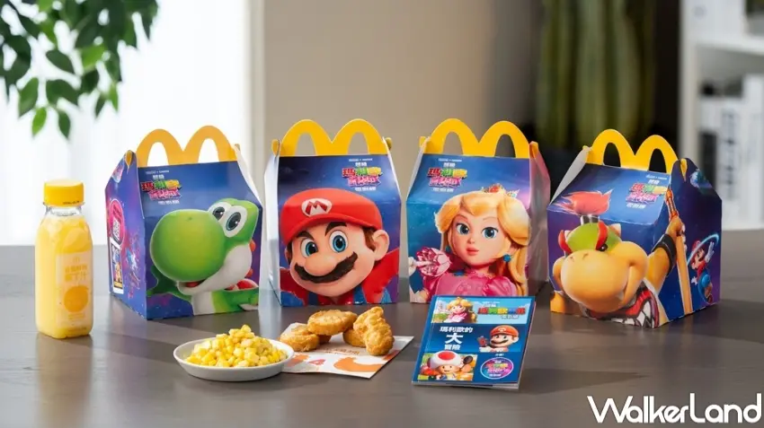 ▲麥當勞4月主打超級瑪利歐聯名與韓風新品同步登場，從公仔收藏到餐點選擇一次滿足粉絲需求。