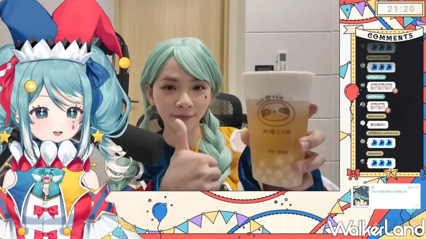 ▲再睡5分鐘闆娘換人當，真理果接下老闆大位，大推獵奇新品茶泡飯奶蓋。