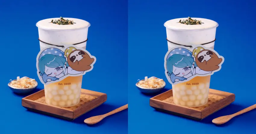 真理果就是滴妹！再睡5分鐘「茶泡飯奶蓋」愚人節聯名，要請別人喝。