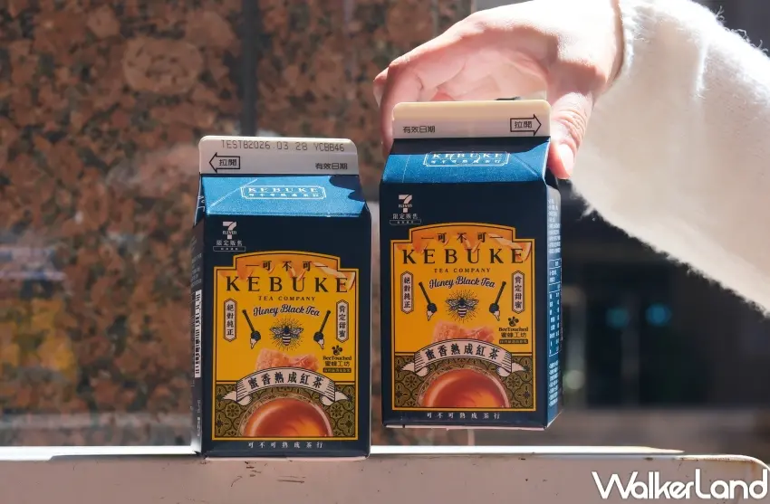 ▲可不可熟成茶行瓶裝氣泡與蜜蜂工坊聯名同步登場，搭配期間優惠活動，提升粉絲日常購買便利性。（攝影：張人尹）