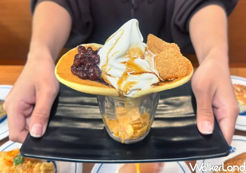 ▲藏壽司同步推出銅鑼燒霜淇淋聖代與法國蘋果覆盆莓格子塔,讓粉絲用餐後延伸甜點選擇完整體驗。