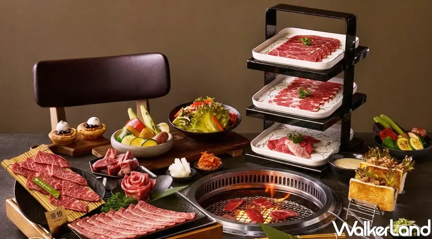 ▲「原燒」推出日澳和牛盛宴套餐，集結多款和牛與牛舌打造燒肉主打內容。